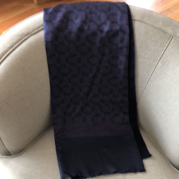 Authentic Vintage Gorgeous Pierre Balmain silk/wool scarf made Italy - Picture 2 of 12